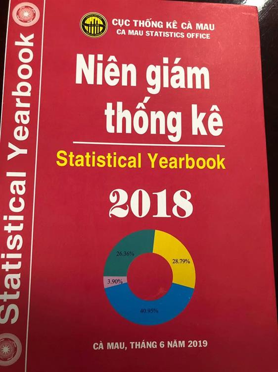 Niên giám thống kê tỉnh Cà Mau 2018