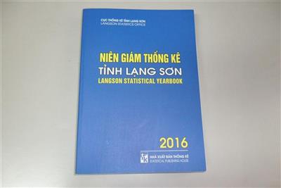 Niên giám thống kê Lạng Sơn 2016