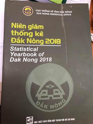 Niên giám thống kê tỉnh Đắc Nông 2018
